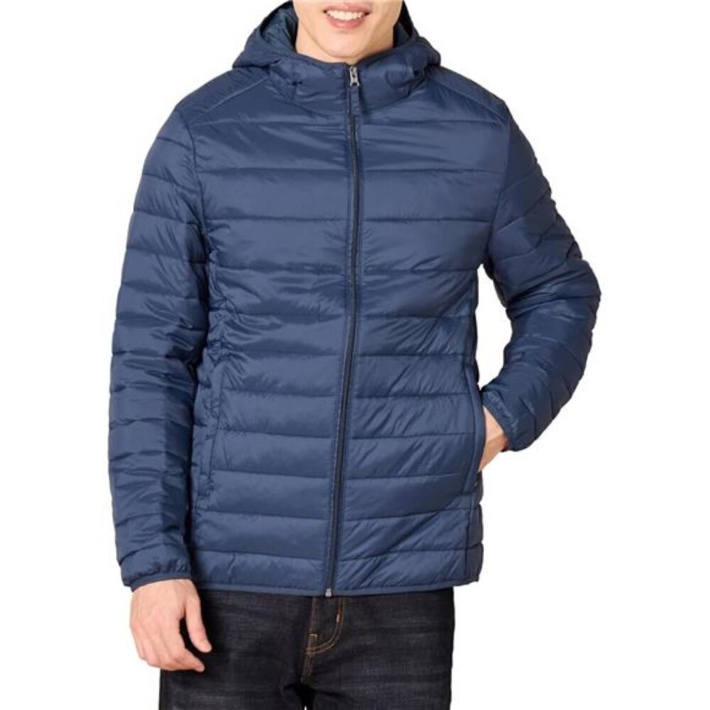 Packable Puffer Jacket Water-Resistant For Men